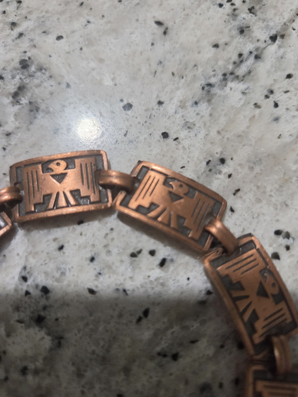 Vintage Copper Bracelet - Picture 2 of 3